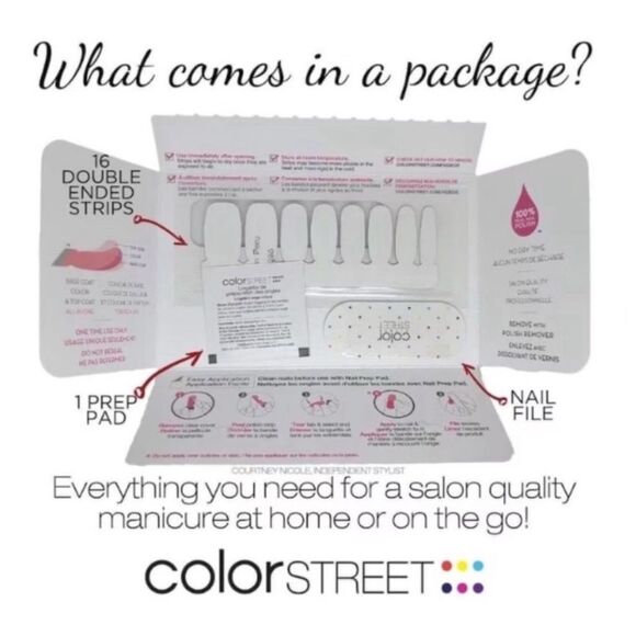 Home Sleet Home   Color Street Pink Glitter Press-On Nails/Home Sleet Home - Picture 7 of 16